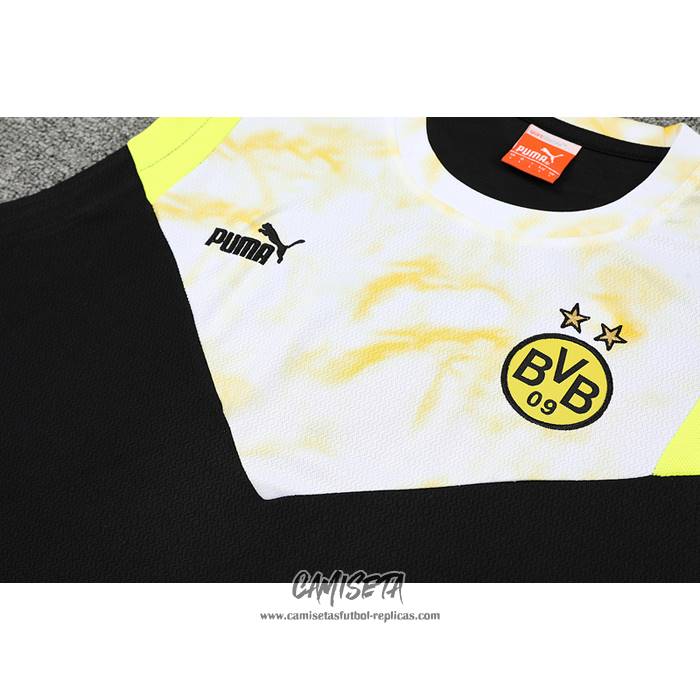 Camiseta de Entrenamiento Borussia Dortmund 2022-2023 Sin Mangas Negro